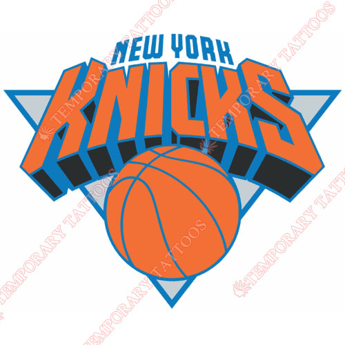 New York Knicks Customize Temporary Tattoos Stickers NO.1121